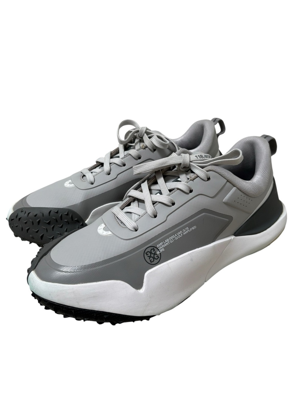 G/Fore G/18 Men's Golf Shoes Size 10 Waterproof Cushioned Nimbus Charcoal Gray